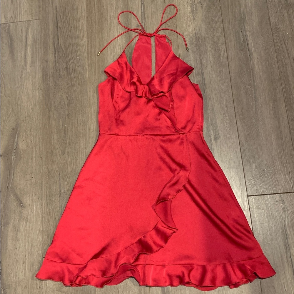 Dynamite Cranberry Dress